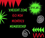Xheight'ed 60 min Monthly Membership