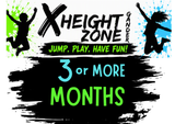 3-12 MONTH Xheight'ed Monthly Memberships